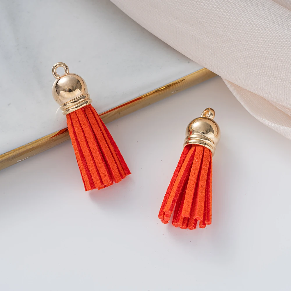 10 Stück bunte Quasten-Anhänger für DIY handgemachte Ohrringe, Halsketten, Schlüsselanhänger, Armbänder, Charms, Schmuckherstellung, Zubehör – Detail 5