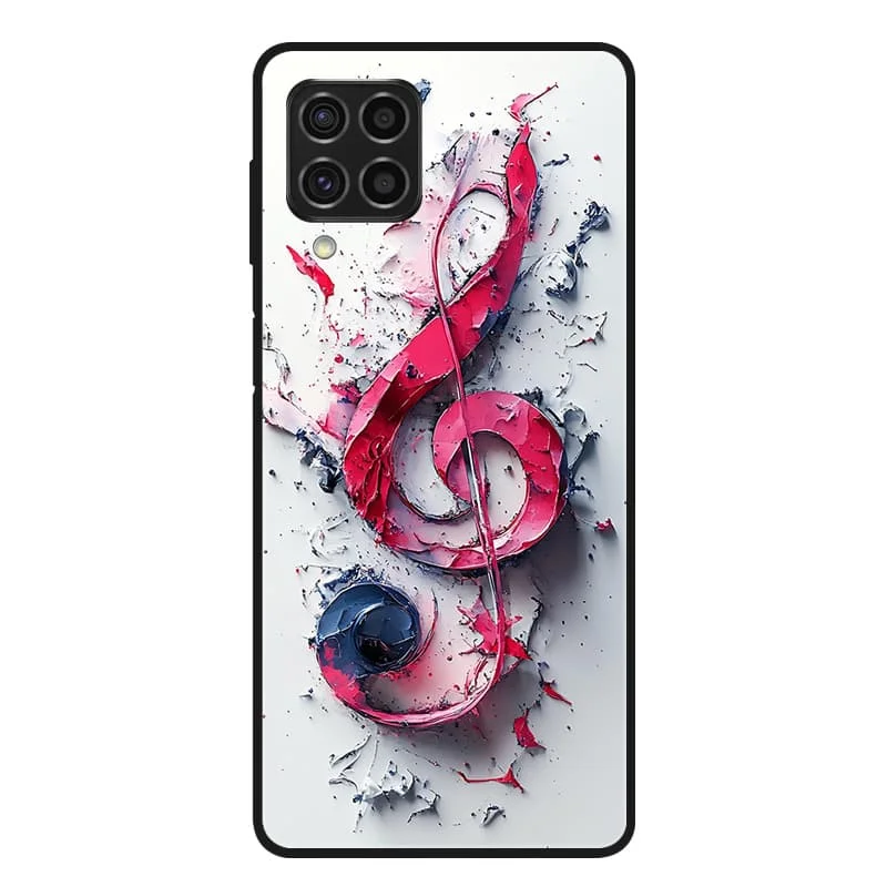 Black Shockproof Case Cover for Samsung Galaxy - Durable Protective Back Shell
