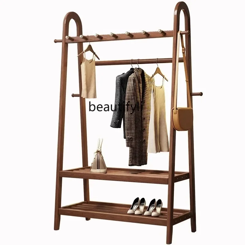 

Hallway Bed & Breakfast Simple Floor Bedroom Coat Rack Shoe Rack Integrated Solid Wood Home