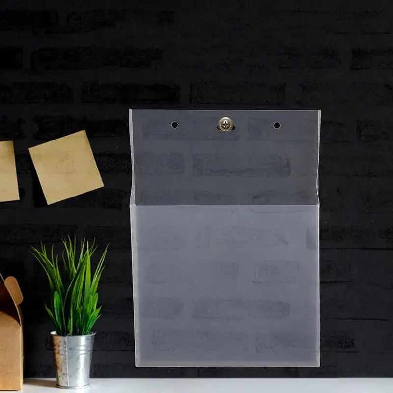 2pcs 벽 파일 홀더 문서에 대 한 다목적 교수형 문서 주머니 Office Organizer 잡지 파일 주최자