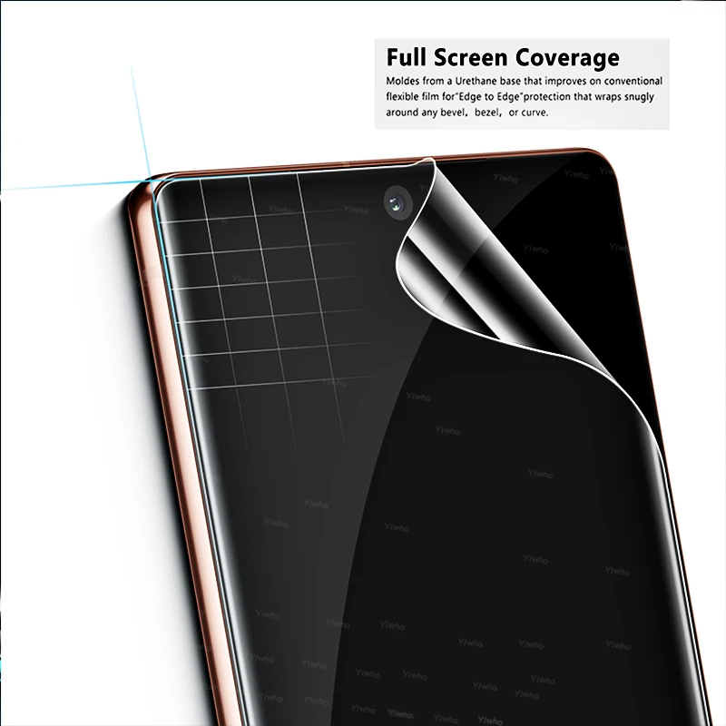 Premium 4-Pack Hydrogel Screen Protector Set - Soft TPU Film