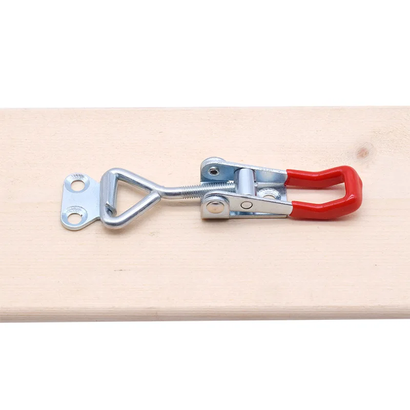 4/8pcs Adjustable Toolbox Case Metal Toggle Latch Catch Clasp Quick Release Clamp Anti-Slip Push Pull Toggle Clamp Tools Toggle Latches