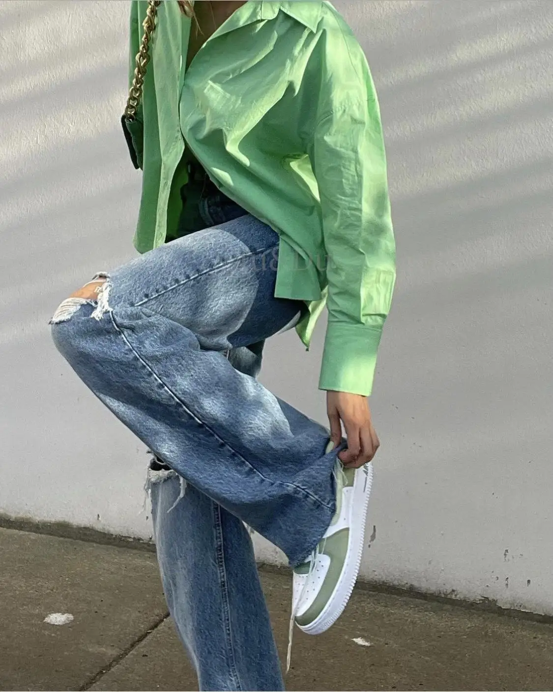 Mu & Du 2023 estate scollo a v popeline camicia da donna semplice solido allentato camicetta Office Lady Casual Versatile Blusas top Cardigan