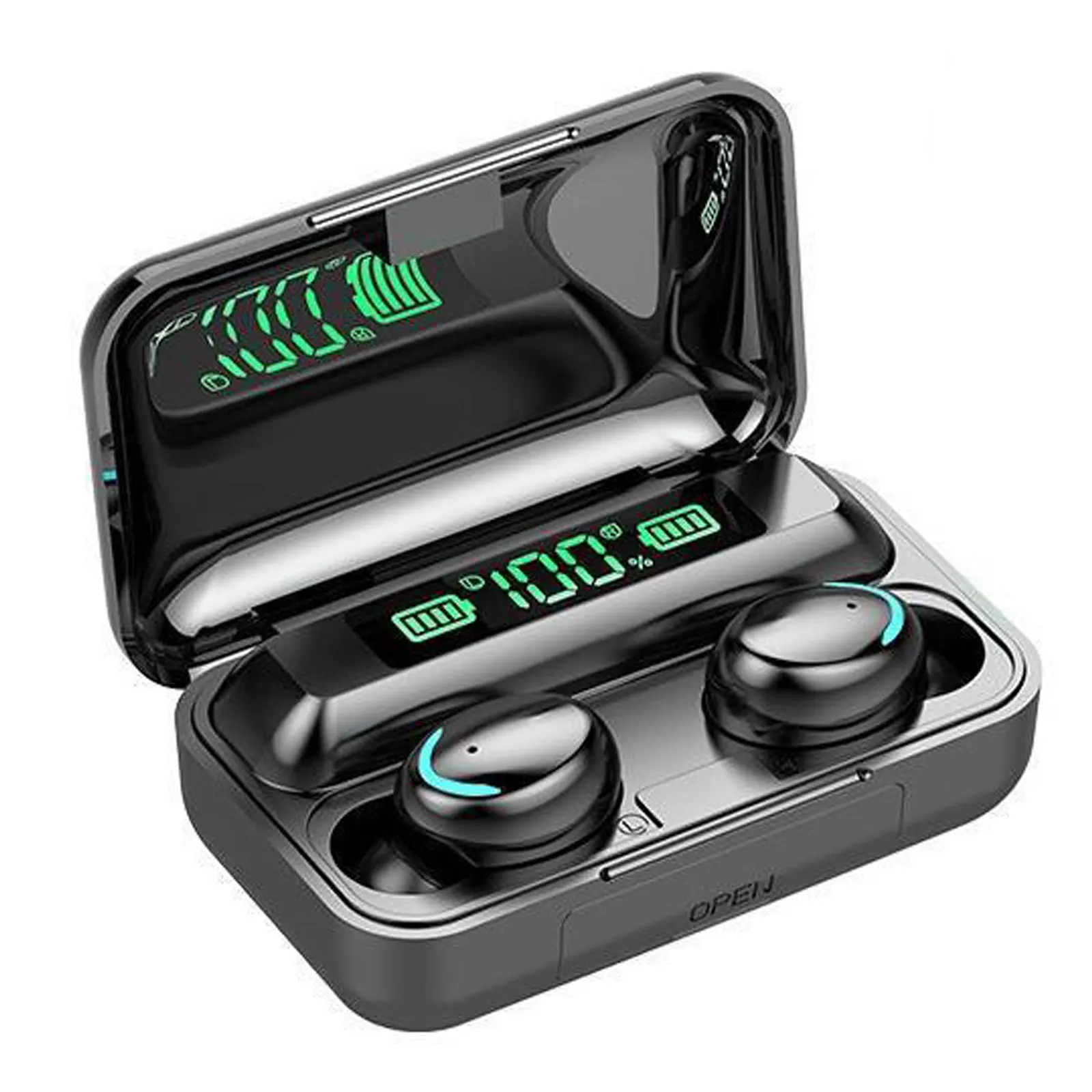 

Wireless Headphones F9-5C Earbuds Mini Waterproof TWS Bluetooth Compatible 5.0 In Ear Headphone with 2000mAh Charging Case