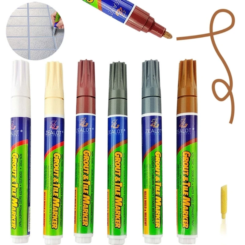 Tile Grout Pens Repair Marker Wall Floor Grout Restorer Tile Seam