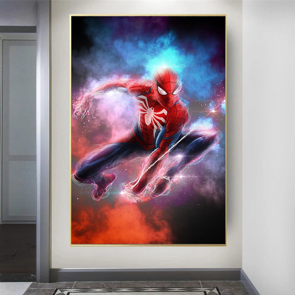 Disney pintura em tela marvel endgame super-herói vingadores filme cartaz  homem de ferro thor capitão américa impressão da parede decoração casa -  AliExpress