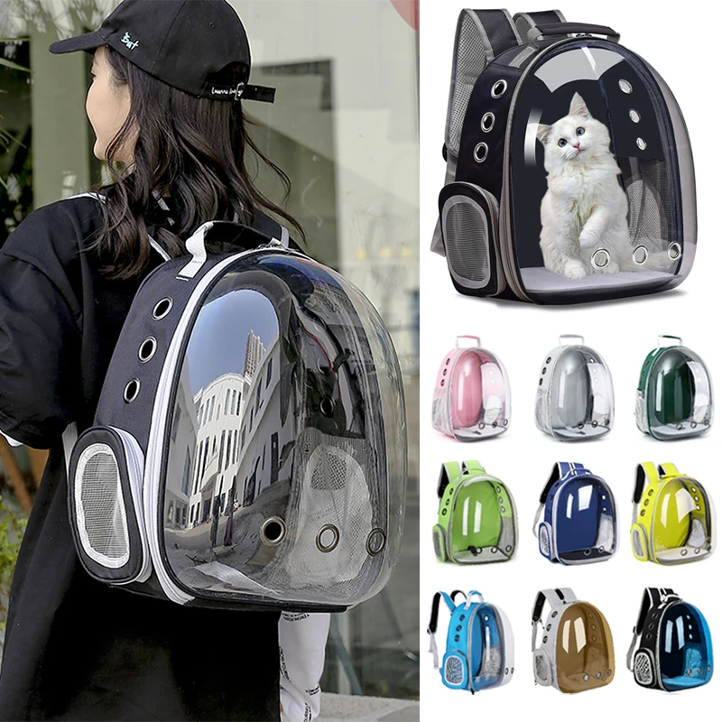Large-capacity transparent Pet Cat Carrying Bag backpack out portable space capsule shoulder cat bag pet bag Carrier for Travel Large-capacity transparent Pet Cat Carrying Bag backpack out portable space capsule shoulder cat bag pet bag Carrier for Travel