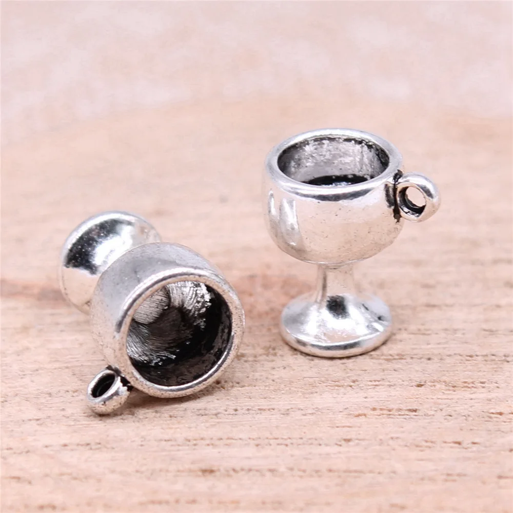 

Car Accessories Goblet Charms Charms For Jewelry Making 12x13mm 5pcs