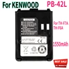 PB-42L Li-ion Battery 7.4V 1550mAh For KENWOOD Walkie Talkie TH-F6 TH-F6A TH-F6E TH-F7 TH-F7A TH-F7E Two Way Radio Extra Battery 1
