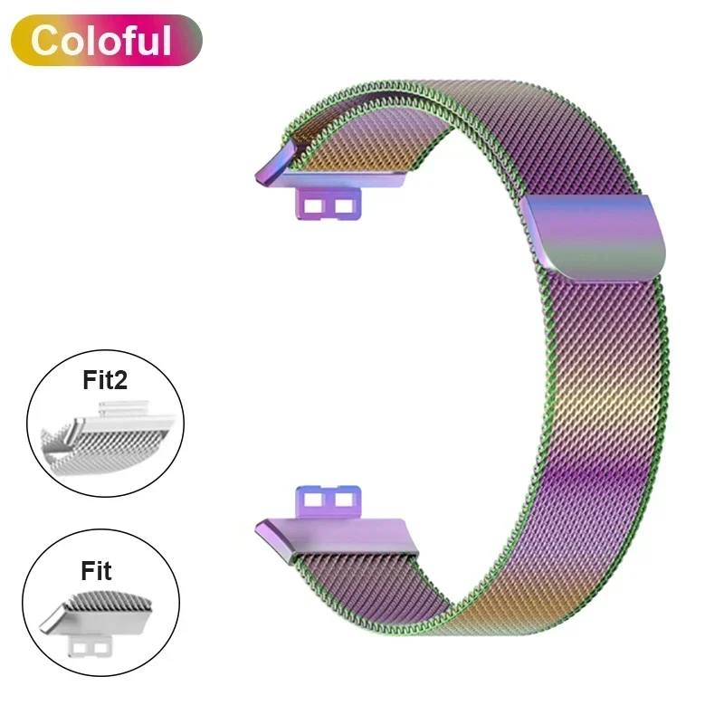 Premium Metal Strap with TPU Case & Screen Protector – Milanese Magnetic Loop Watchband Bracelet