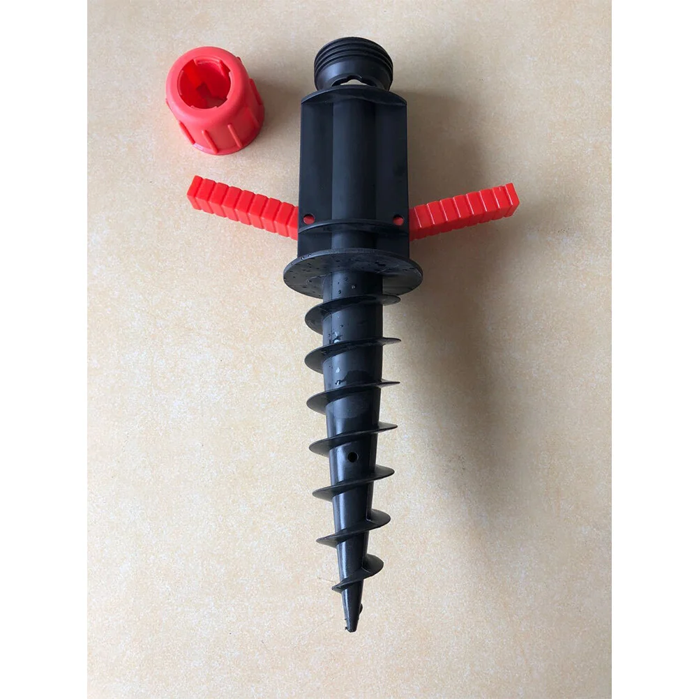 Sun Umbrella Anchor Sand Grabber Ground Plug Umbrella Base Beach Outdoor Stand Handle Garden Auger Screw Anchor Holder
