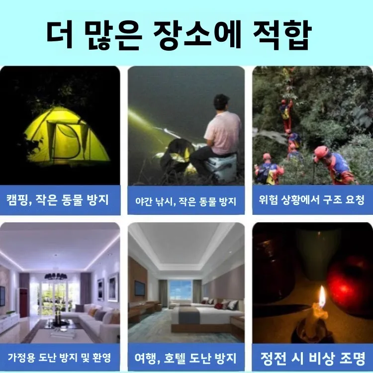 야외 캠핑 경보 시스템 적외선 보안 도난 방지 늑대 퇴치 비상 조명 낚시 장비 브랜드 없음