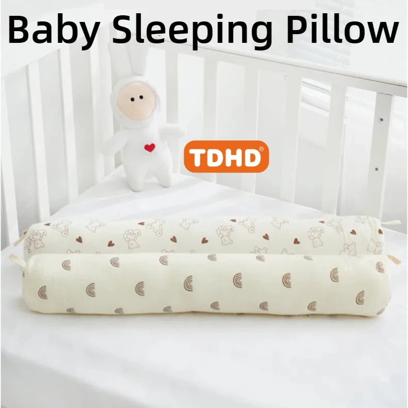 Baby Pillow Cylindrical Round Neck 23.6 x 4 inches Pack of 1 Cute Cartoon Printed Bolster