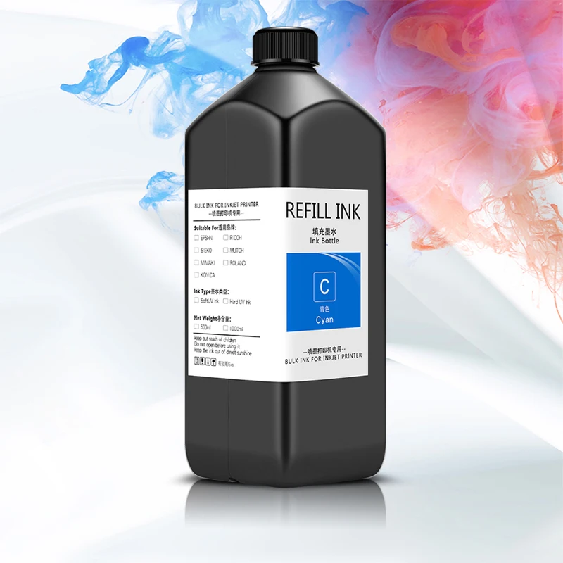 Tinta uv Dura para Epson Inkjet de Impressão Grande Formato L805 L1800 R290 1390 7800 7880 Tx800 Xp600 Xp300 Dx4 Dx5 Dx6 Dx7 - Imagem 6