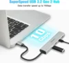 RSHTECH USB C Hub USB 3.1/3.2 Gen2 Hub 10Gbps 4-Port USB C Splitter Portable Aluminum USB Type C to USB C Adapter for MacBook 2