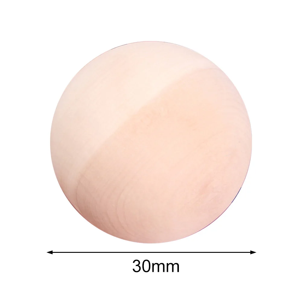 Natural Hardwood Craft Wood Balls