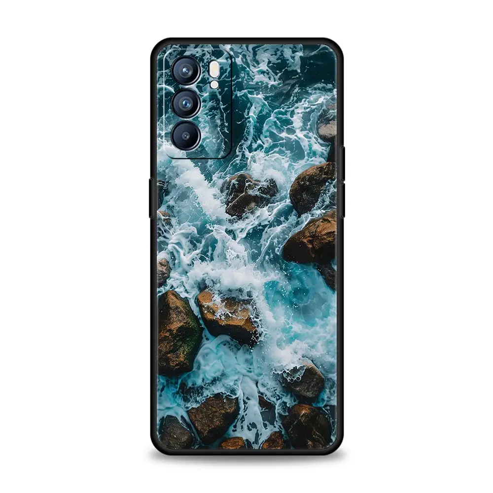 Blue Sea Ocean Waves Phone Case Cover