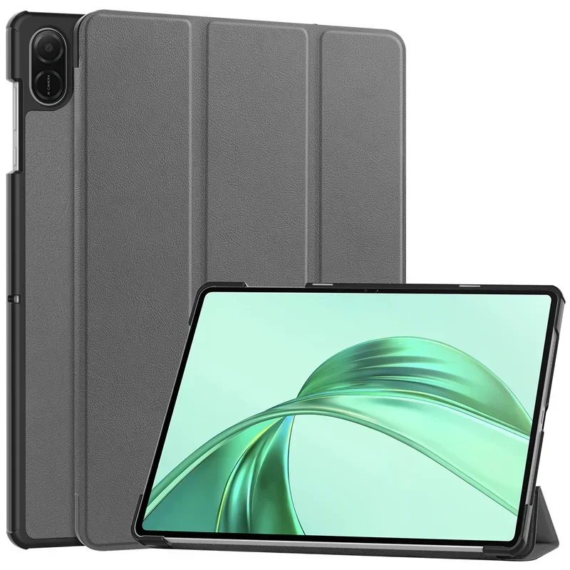 Premium Flip Tri-Fold Tablet Case with Stylus - PU Leather Hard Cover for Honor Pad X8a (11.0 inch, 2024)