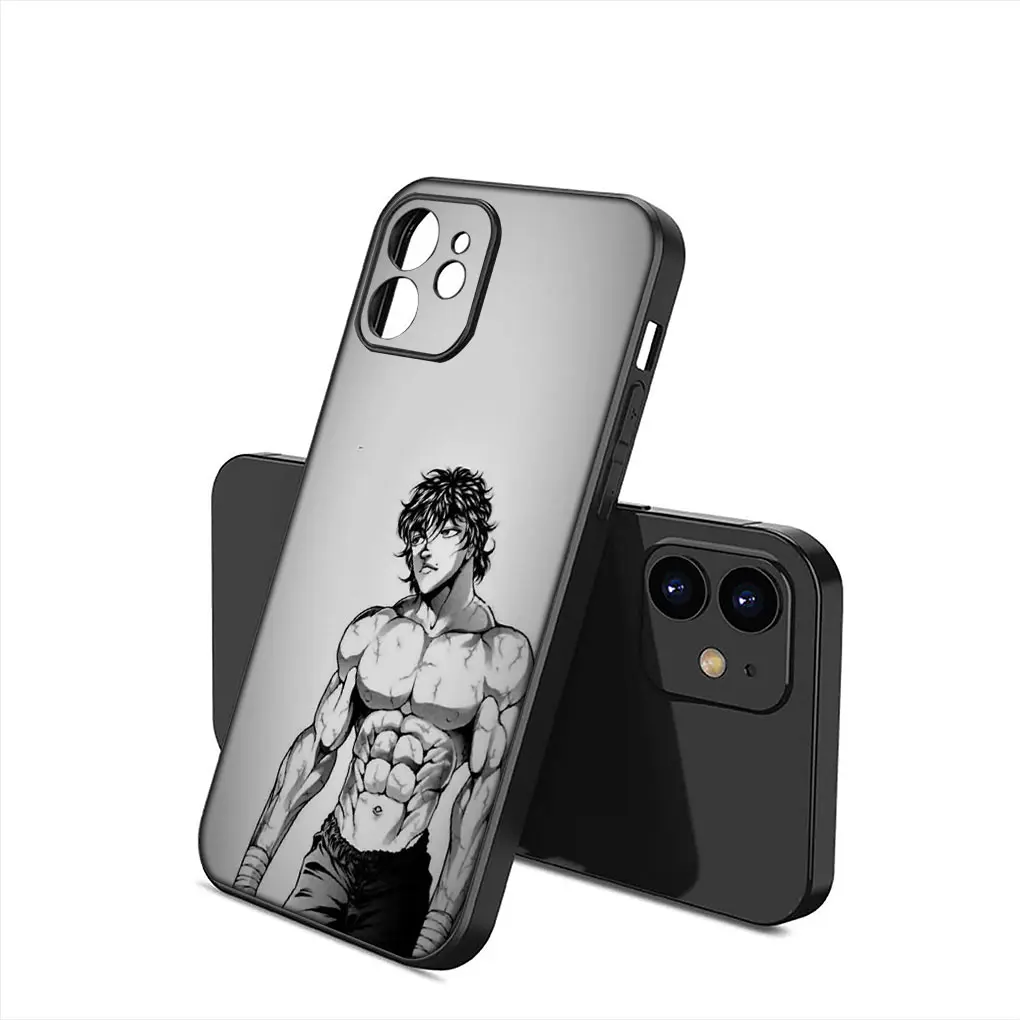 thumbnail image 1 of Funda de teléfono de dibujos animados Hanma Baki para Apple iPhone 15 14 Plus 13 12 Mini Pro Max XR + 13Pro 14 + 15 + funda de TPU suave, 1 of 5