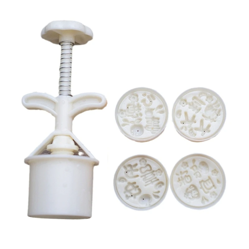 

Persimmon Mooncake Press Mold Cookie Stamps Moon Cake Makers Decors Tool T21C