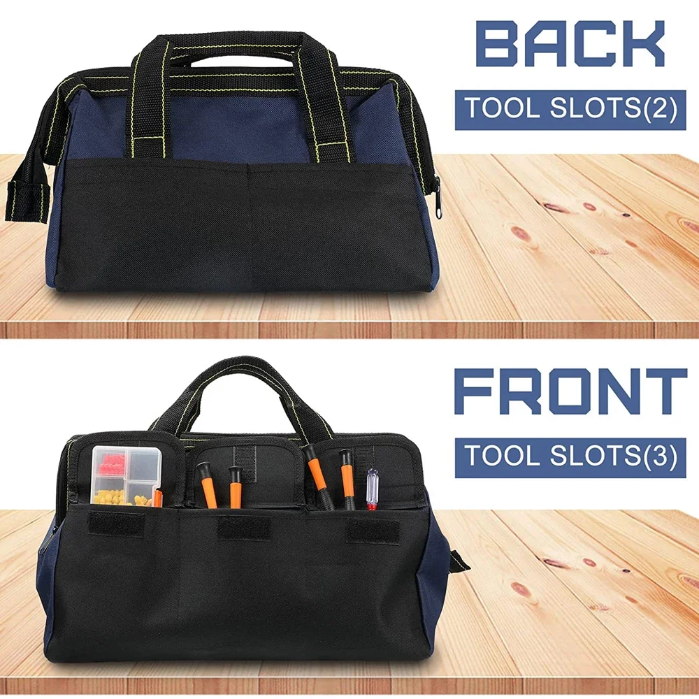 Multi-Function Tool Bag 1680D Oxford Cloth Electrician Bag Multi-Pocket Waterproof Anti-Fall Storage Bag 5