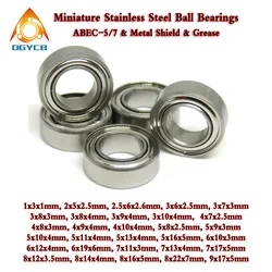 Stainless Steel Anti - Rust Ball Bearing - 5x9x3 mm - High - Durability Bearing - SMR83Z 3x8x3mm