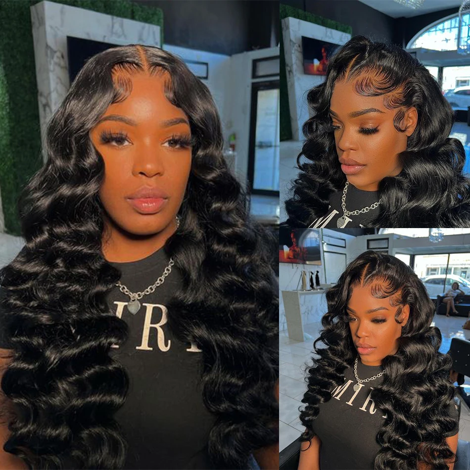 13x4 13x6 Lace Frontal only 4X4 5x5 6x6 Loose Deep Wave Lace Frontal Closure only Brazilian 100% Virgin Human Hair Pre Plucked 4