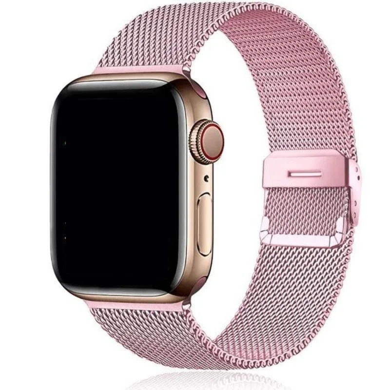 Elegant Milanese Stainless Steel Watch Band - Premium Adjustable Strap