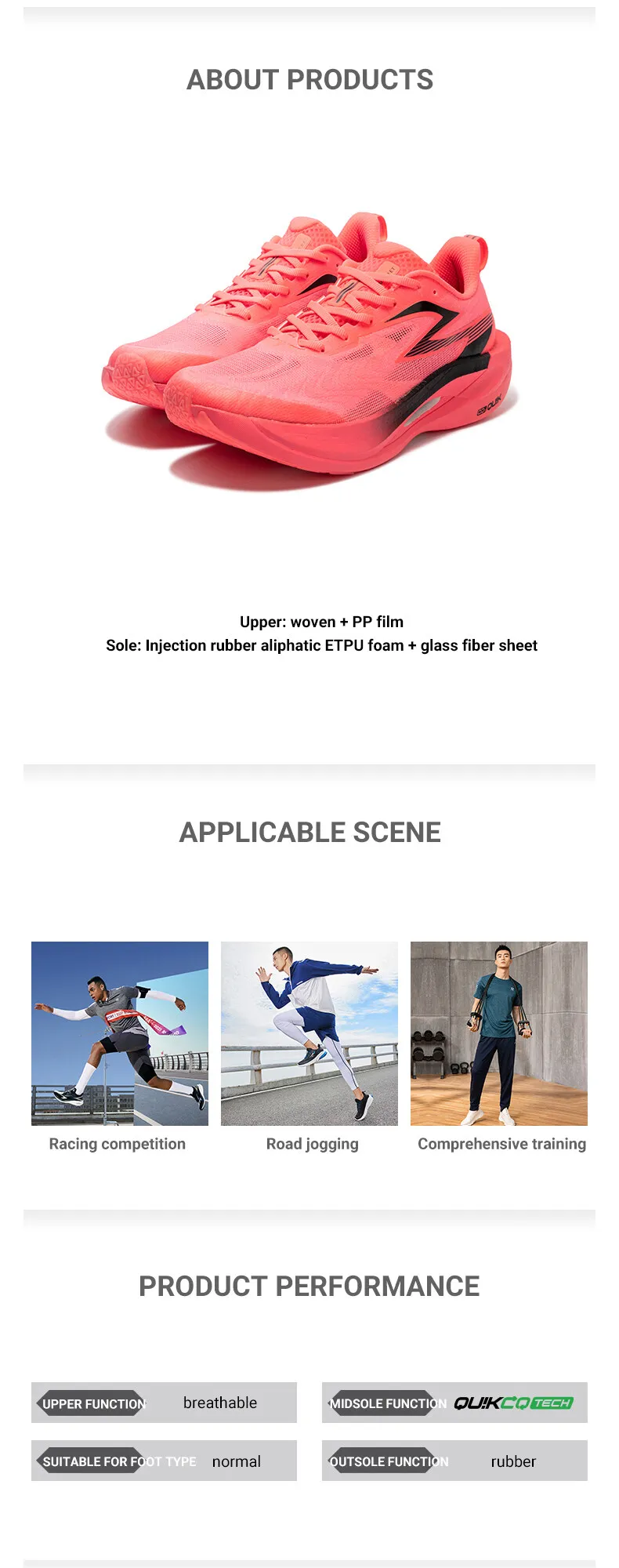 361 Degrees NEW Flame 2 ET Men Women Racing Running Shoes Shock-Absorbing Racing Physical Test Training Male Sneaker 672412209