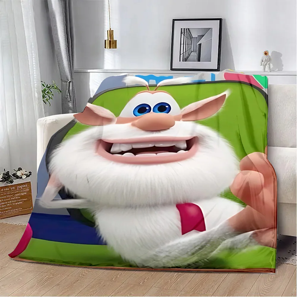 Cartoon Funny Cute B-Booba Printed Blanket Picnic Blankets Warm Blanket Soft and Comfortable Blanket Home Travel Birthday Gift 2