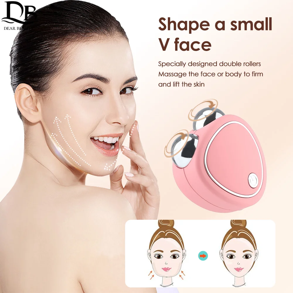 Ems Facial Massager Microcurrent Face Lift Machine Roller Skin Tightening  Rejuvenation Beauty Charging Facial Wrinkle Remover - Face Lift Devices -  AliExpress