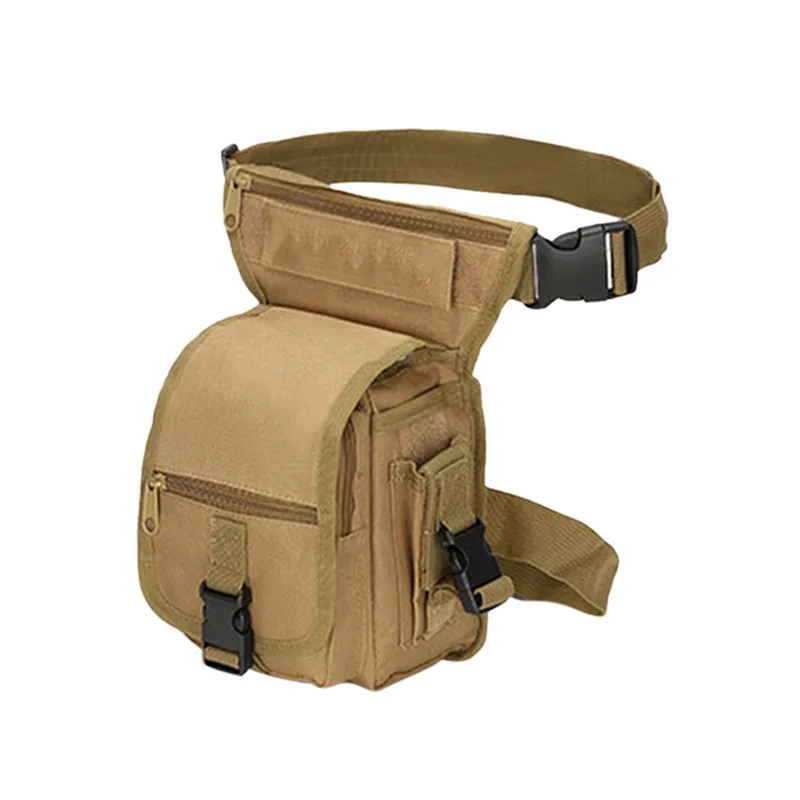 Les hommes de toile de sac pochette étape tactique cuisse pack ceinture
