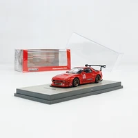 Tarmac Works 1:64 Model Car Pandem RX-7 FC3S Alloy Die-Cast Sport Vehicle -Red 1