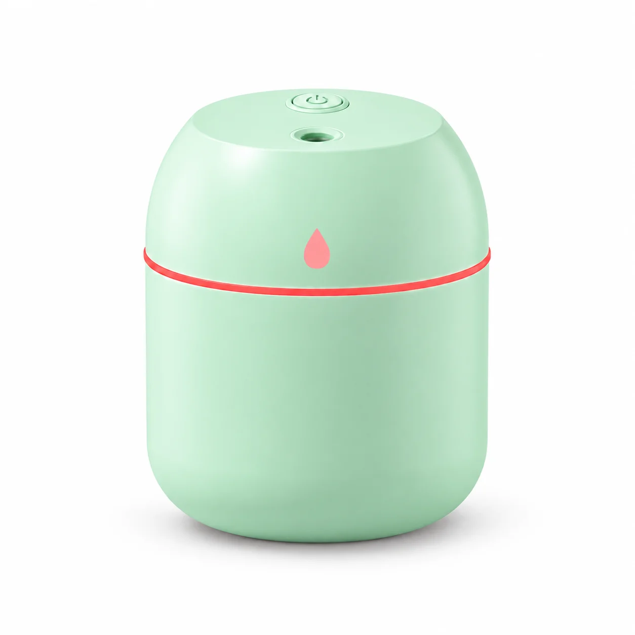 USB Mini Air Humidifier & Essential Oil Diffuser with LED Lamp, 250ML, Ultrasonic Mist Maker
