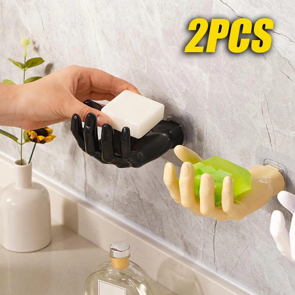 Resin Hand Hook Wall Clothes Storage Hook No Hole Key Earphone Multifunctional Storage Home Organiser wall mounted hook rack kitchen towel hook towel hook rack clothing organizer