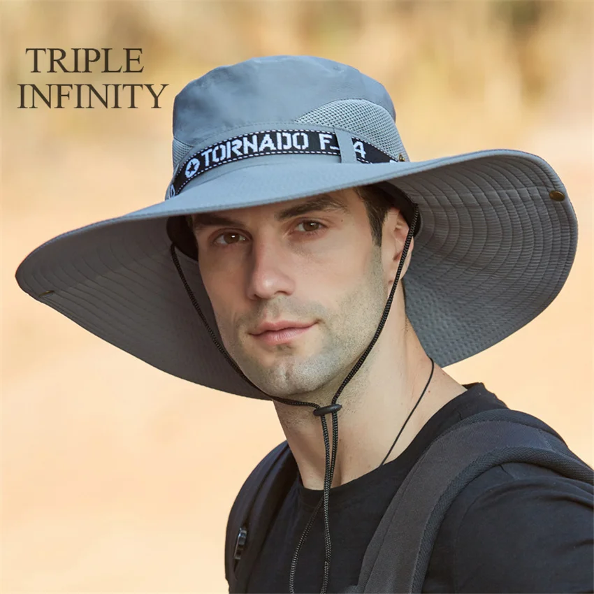 Wide Brim Panama Hat Foldable Anti UV 
