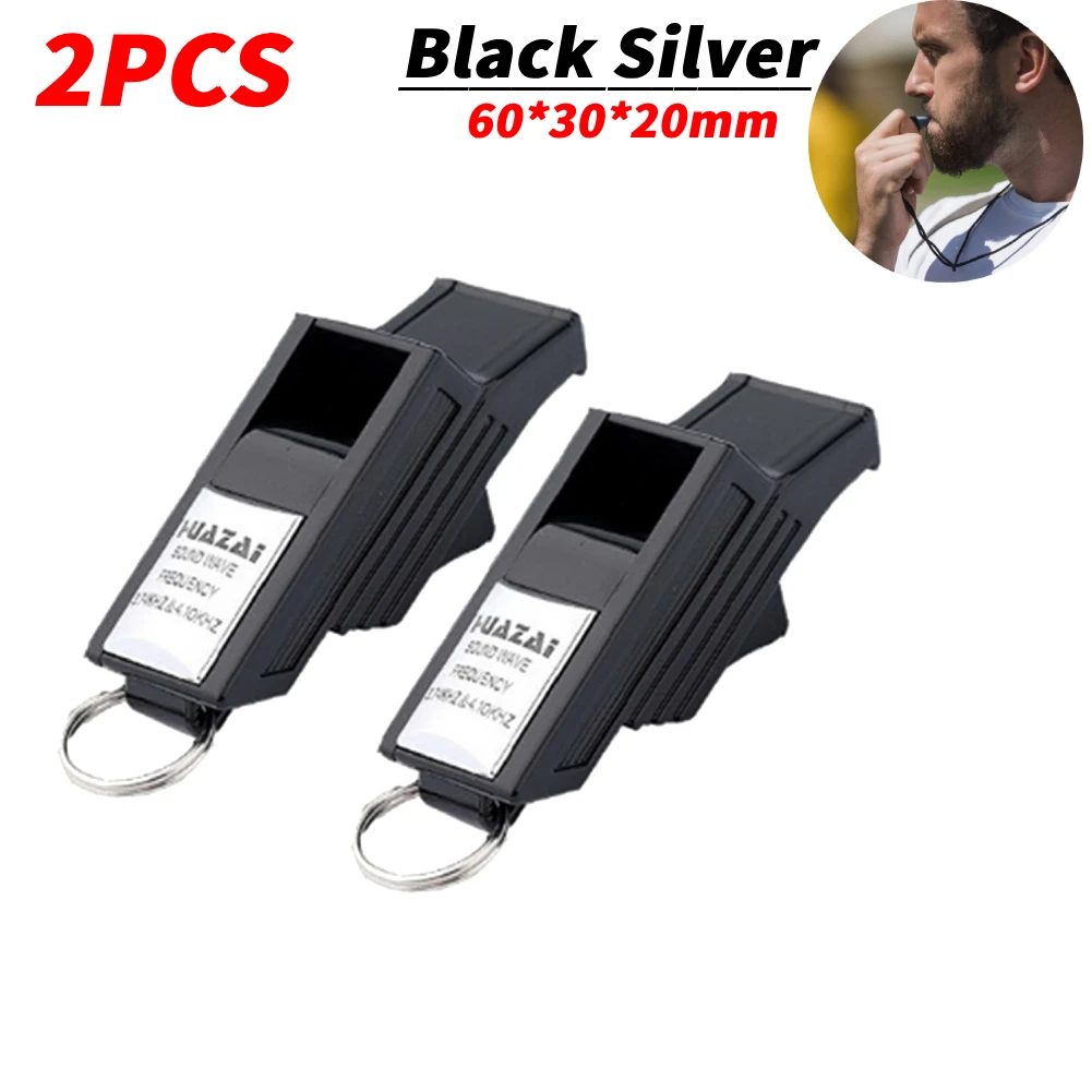 2PCS Black Silver