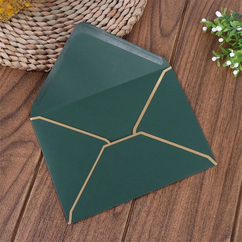 7 x 5 Inches Envelopes Solid Color Envelopes Cash Office Writing Stationary Supplies for Business Budgeting