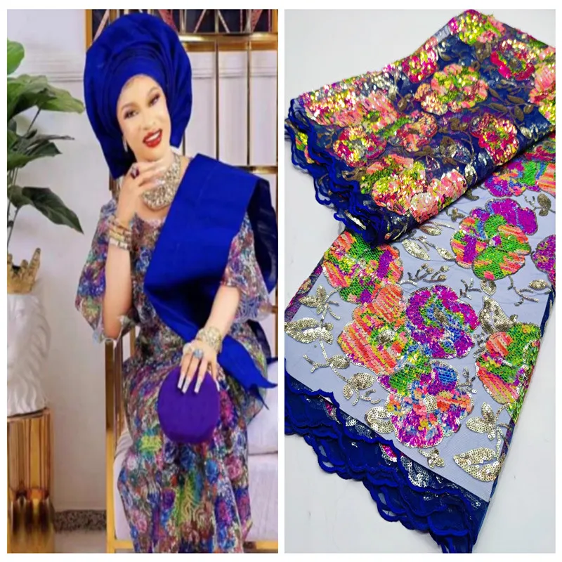 

Модная африканская кружевная ткань 2021, золотые бусины цвета шампанского, вышитые нигерийские сетчатые кружева, французская Тюлевая кружевная ткань для свадебного платья