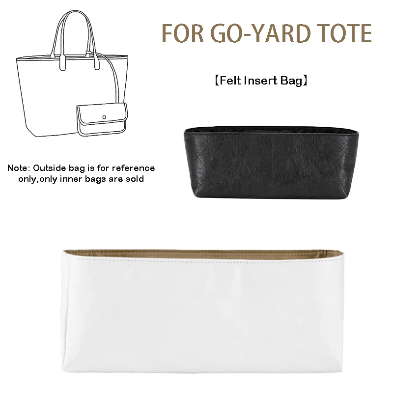 EverToner Dupont Paper Purse Organizer Insert for Go-yard SAINT LOUIS Mini GM PM Tote Inside Storage Bag Insert Inner Makeup Bag storage bag makeup organizer cosmetic bag cosmetic storage bag makeup bag cosmetic case purse organizer insert