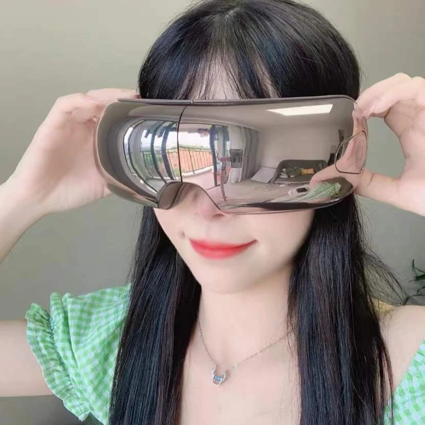 Factory wholesale renpho 4d heating massage AI voice air eye massager vibration office massage 4