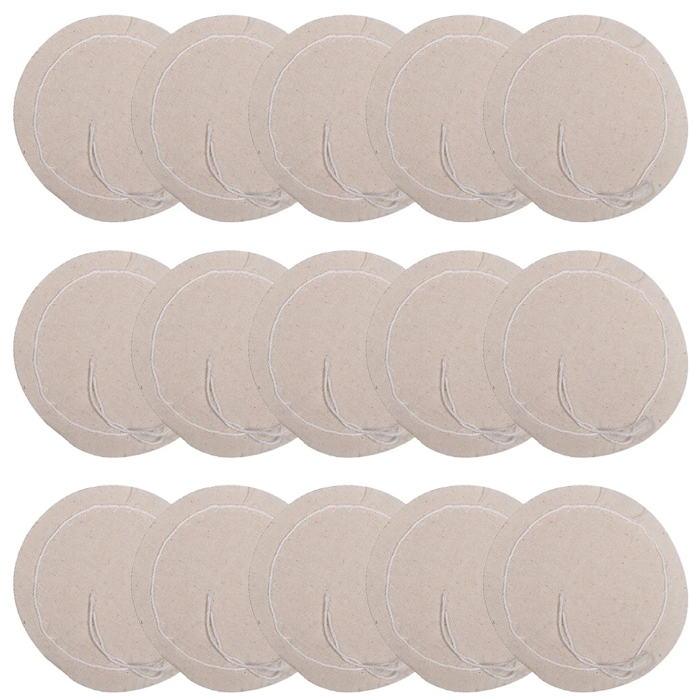

20 Pcs Coffee Pot Filter Cloth Cotton Espresso Practical Tool Strainer Supply Round