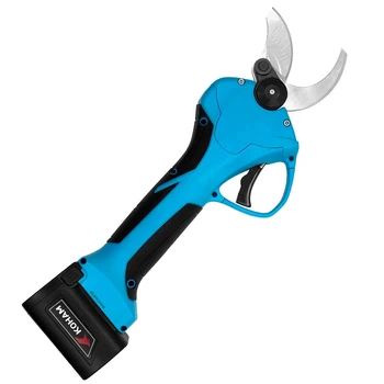 KOHAM 전기 가지치기 가위, 25.2V, 프로그레시브 기능 가지 절단기, 나무 가지치기, 40mm SK5 가위, 정원용 배터리 3 개 포함