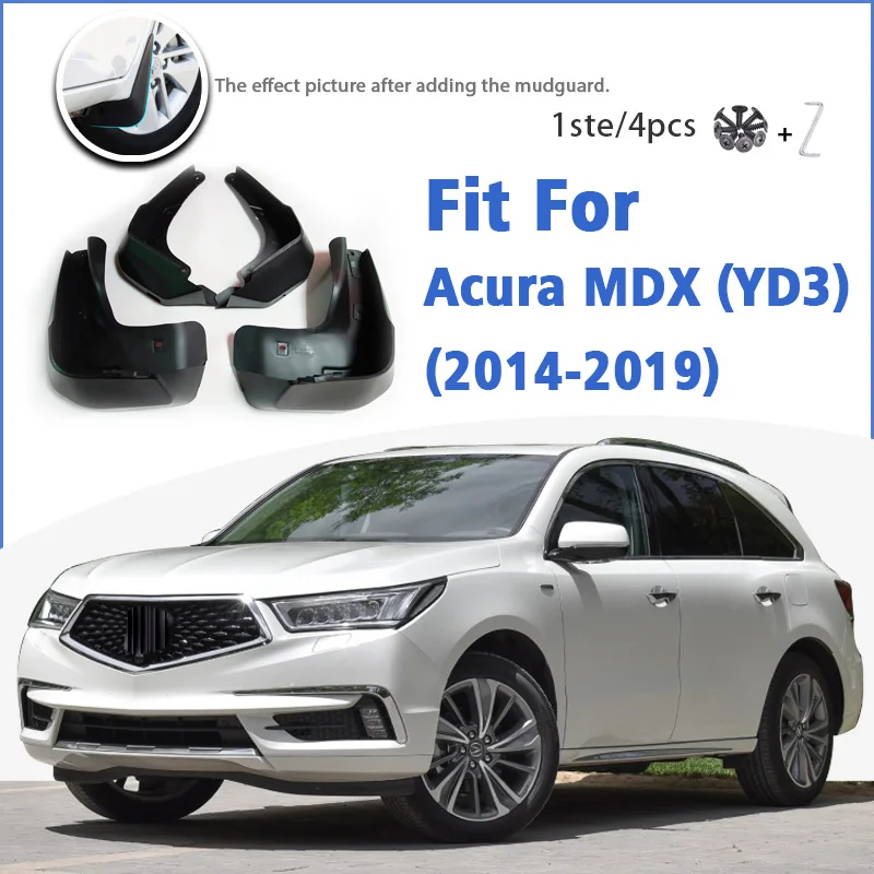 2023 Acura Mdx Splash Guards Mudguard For Acura Mdx Yd3 2014 2015 2016 2017 2018 2019 Front Rear 4pcs Mudflaps Mudguards Car Accessories Splash Guard Fender Aliexpress Automobiles Motorcycles