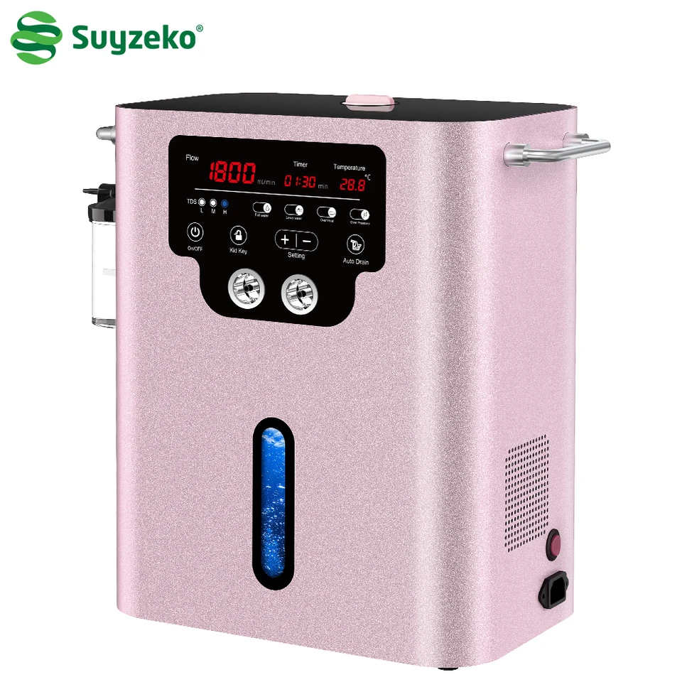 Suyzeko 450ML 水素水生成器 Suyzeko 水素水生成器 450 ミリリットル分子水素吸入機 H2 Inalador
