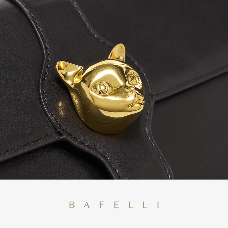 Shoulder Bag Leather Handbag BAFELLI CAT for Women