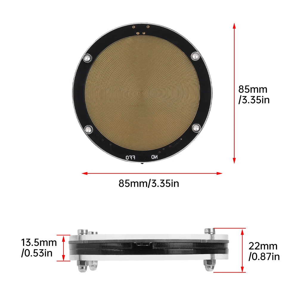 Schumann Wave Generator 7.83HZ Earth Resonance Frequency Low-Frequency Pulse EM Wave Version Type C Interface