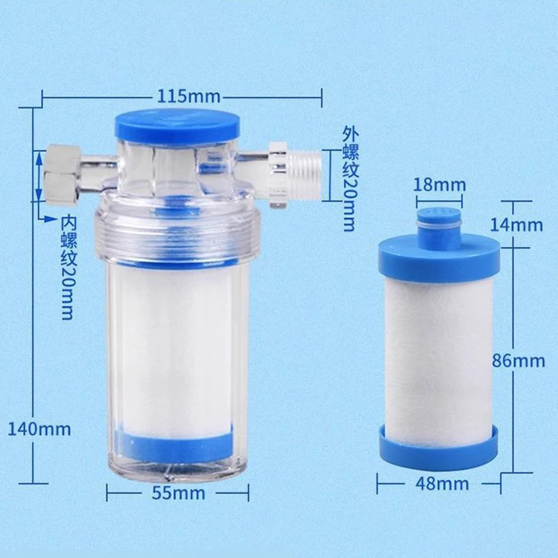 Household Prefilter General Diatom Clay Ceramic PP Cotton Coconut Shell Sintered Activated Carbon Dechlorination Filter Element