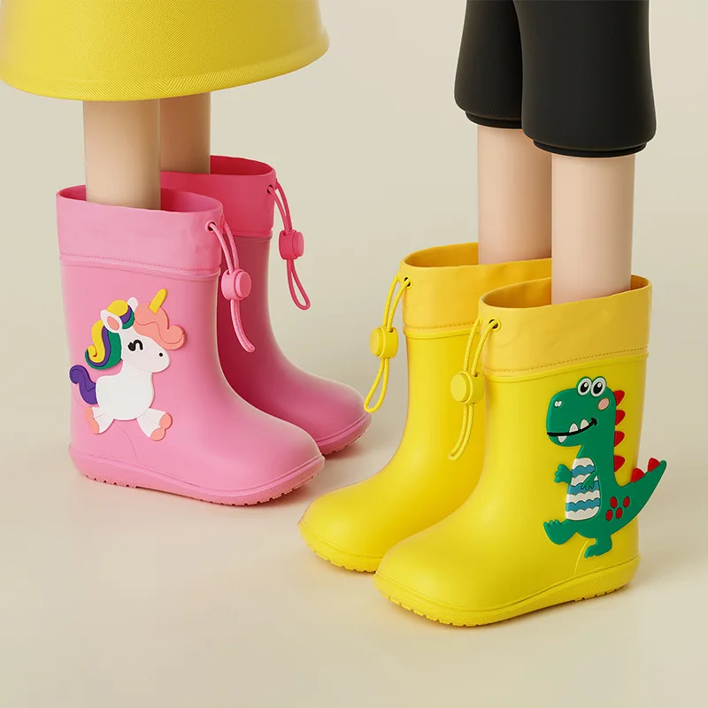 Stivali Da Pioggia A2Z 4 Kids Per Bambine - Wellington Leggeri Rosa Antiscivolo Impermeabili