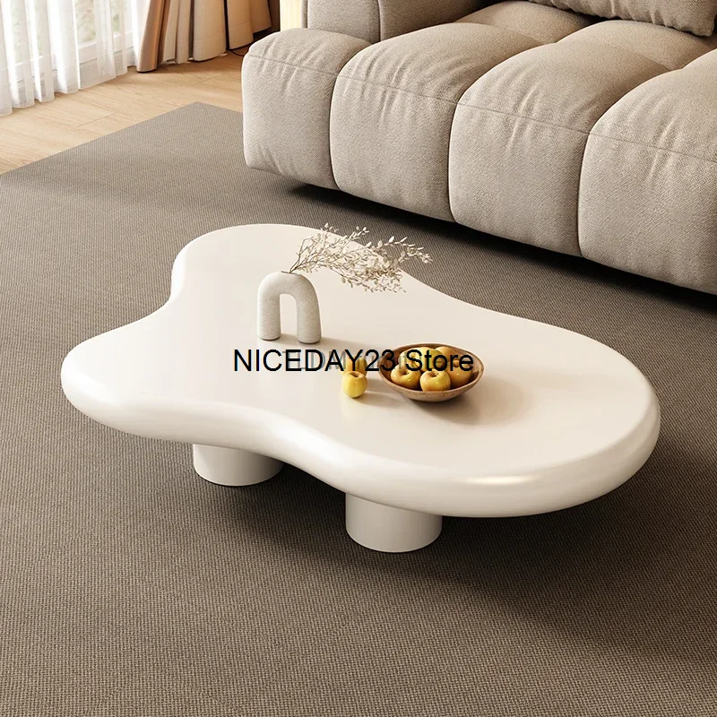 

Nordic журнальный столик для гостиной Trau, современный белый маленький мобильный кофейный столик, современная мебель для дома